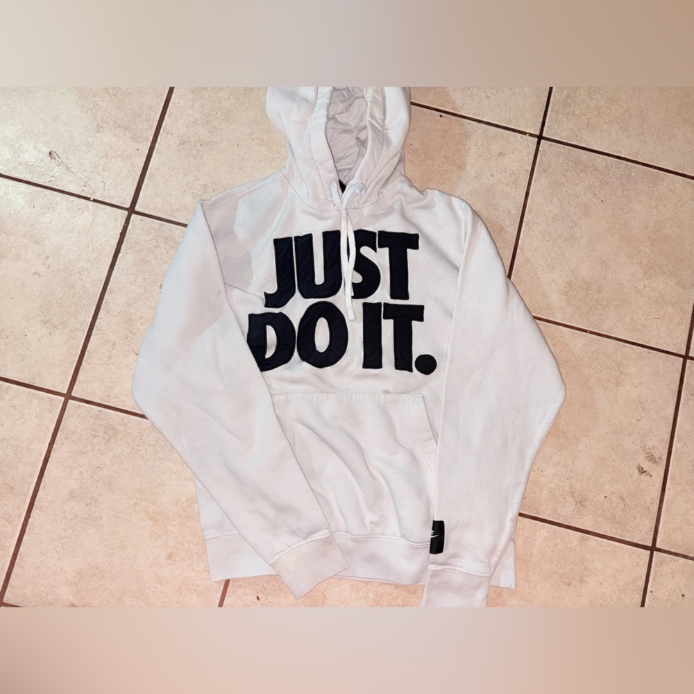 Vintage Nike Hoodie with Black Text - Picture 2 of 4